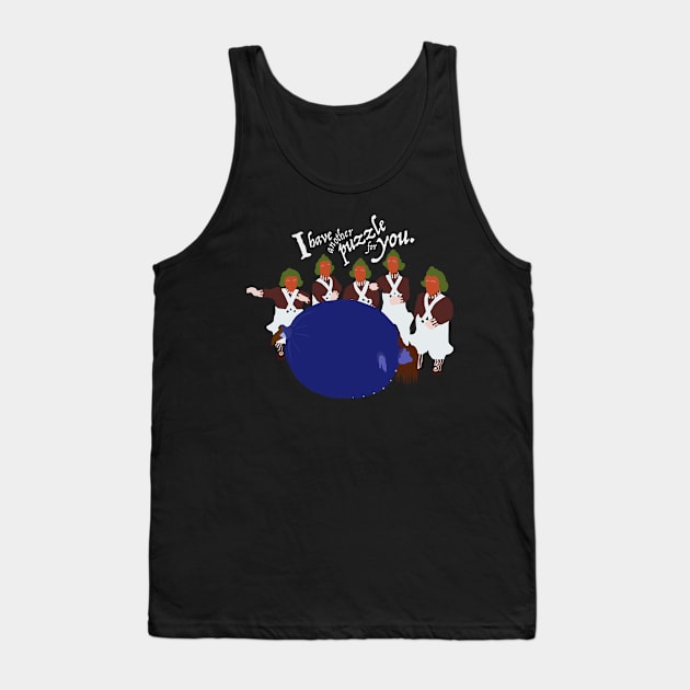 Big Blueberry Tank Top by Dark Dad Dudz